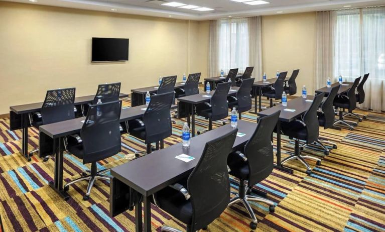 Conference room at Fairfield Inn & Suites By Marriott North Bergen.