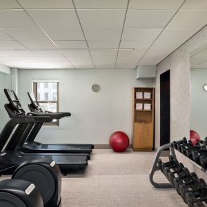 Well equipped fitness center at Kimpton Theta New York - Times Square.