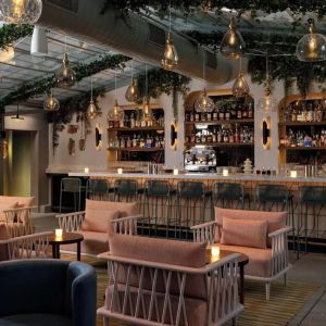 On-site bar at Kimpton Theta New York - Times Square.