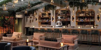 On-site bar at Kimpton Theta New York - Times Square.