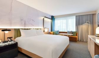 Day use room with king bed at Kimpton Theta New York - Times Square.