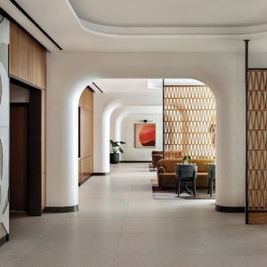 Louge area at Kimpton Theta New York - Times Square.