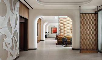 Louge area at Kimpton Theta New York - Times Square.