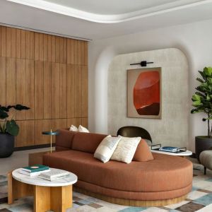 Lounge seating at Kimpton Theta New York - Times Square.