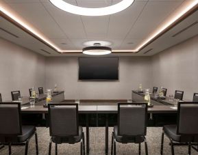 Professional meeting room at 	Home2 Suites By Hilton Denver Downtown Convention Center.