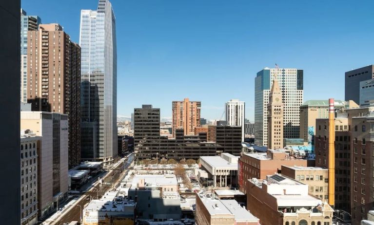View from room at 	Home2 Suites By Hilton Denver Downtown Convention Center.