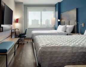 Day use twin room at Tru By Hilton Denver Downtown Convention Center.