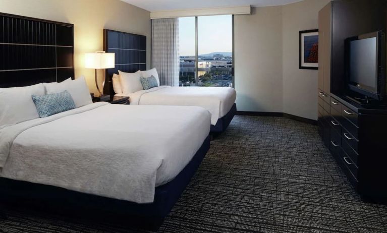 Day use twin room at Embassy Suites By Hilton Los Angeles-Intl Airport North.