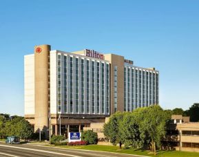 Exterior of Hilton Newark Airport.