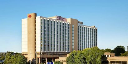 Exterior of Hilton Newark Airport.