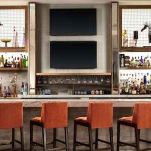 Hotel bar at Crowne Plaza Dallas Market Ctr - Love Field.