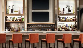 Hotel bar at Crowne Plaza Dallas Market Ctr - Love Field.