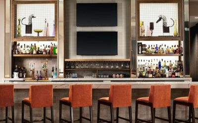 Hotel bar at Crowne Plaza Dallas Market Ctr - Love Field.