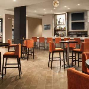Bar area at Crowne Plaza Dallas Market Ctr - Love Field.