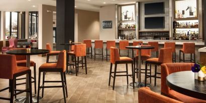 Bar area at Crowne Plaza Dallas Market Ctr - Love Field.
