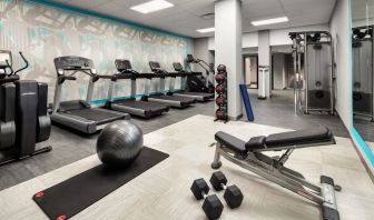 Fitness center at Crowne Plaza Dallas Market Ctr - Love Field.