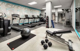Fitness center at Crowne Plaza Dallas Market Ctr - Love Field.