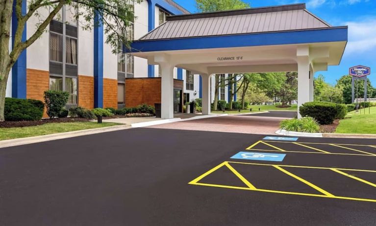 Parking available at Hampton Inn Chicago/Naperville.