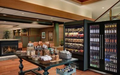 Snack bar at DoubleTree By Hilton Seattle Airport.