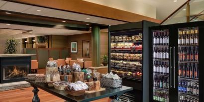 Snack bar at DoubleTree By Hilton Seattle Airport.