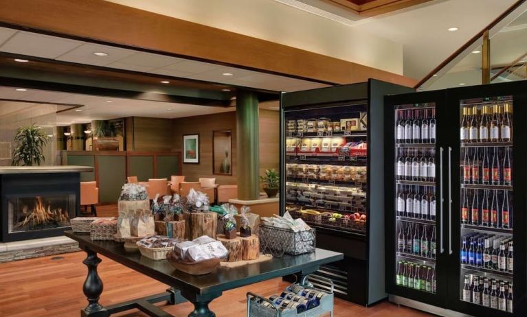 Snack bar at the DoubleTree by Hilton Seattle Airport.