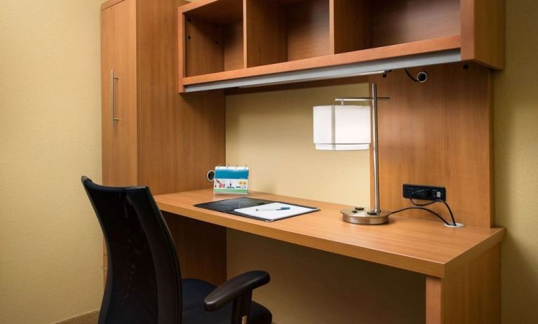 Day use room's workspace at Sonesta Simply Suites Phoenix Scottsdale.