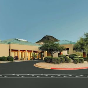 Exterior view of Sonesta Select Scottsdale At Mayo Clinic Campus.