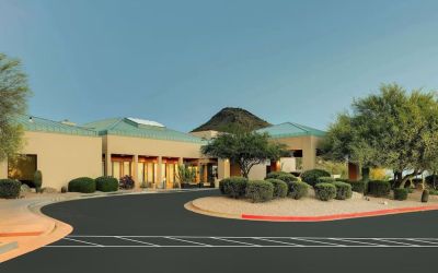 Exterior view of Sonesta Select Scottsdale At Mayo Clinic Campus.