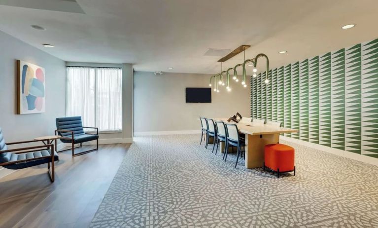 Lobby workspace at Sonesta Select Scottsdale At Mayo Clinic Campus.