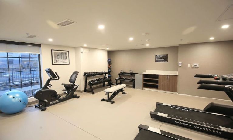Fitness center available at MainStay Suites Oak Brook Terrace - Chicago.