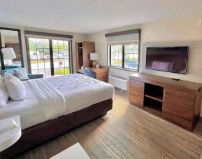 Day use room with workspace at Sleep Inn Oakbrook Terrace.