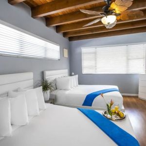 Day use twin room at Hollywood Beach Suites, A South Beach Group Hotel.