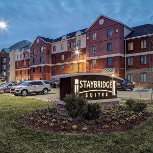 Exterior and parking area at Staybridge Suites Washington D.C.- Greenbelt.