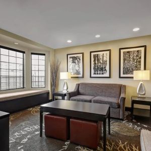Lobby lounge at Staybridge Suites Washington D.C.- Greenbelt.