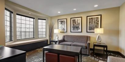 Lobby lounge at Staybridge Suites Washington D.C.- Greenbelt.