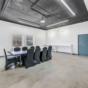 Professional meeting room at Radisson Hotel Schaumburg.