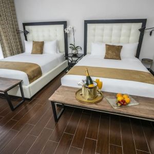 Day use twin room at Hotel Croydon.