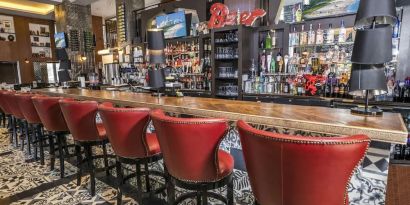 On-site bar at Hotel Croydon.