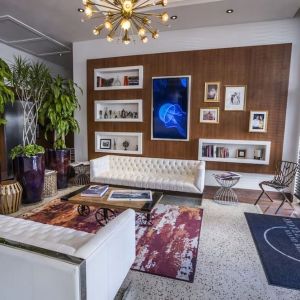 Lobby lounge at Hotel Croydon.