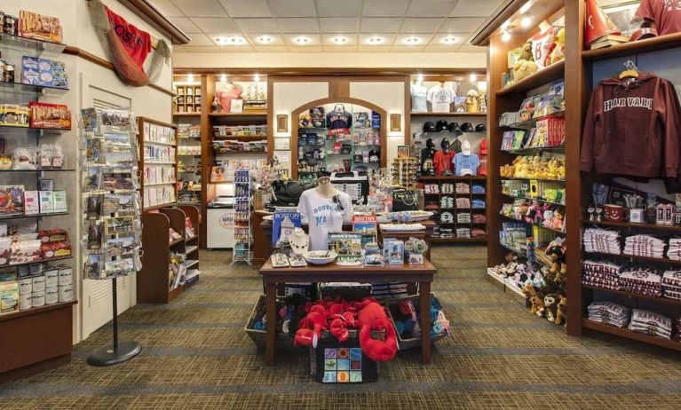 Gift shop at Hilton Boston Logan Airport.