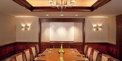 Professional meeting room at Hilton Short Hills.