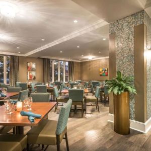 On-site restaurant at Hilton Baton Rouge Capitol Center.