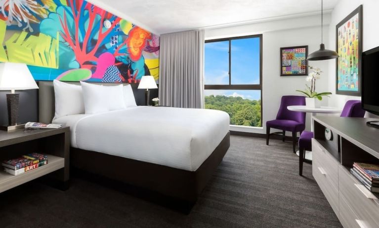 Day use room with natural light at Hotel Studio Allston.