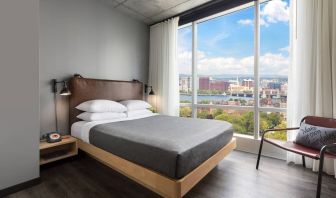 Day use room with natural light at Moxy Boston Downtown.