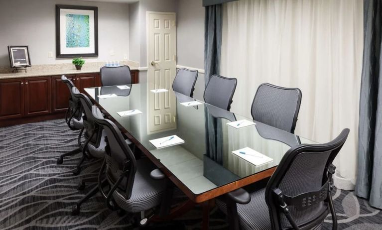 Professional meeting room at Homewood Suites By Hilton Newark-Cranford.
