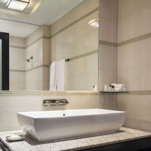 Private guest bathroom at Royalton Park Avenue.