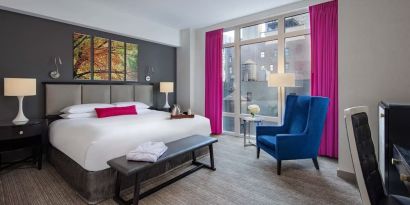 Day use room with work desk and natural light at Royalton Park Avenue.