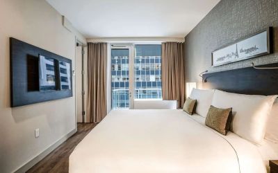 Day use room with balcony at The Bernic Hotel New York City, Tapestry Collection By Hilton.