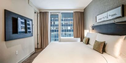 Day use room with balcony at The Bernic Hotel New York City, Tapestry Collection By Hilton.