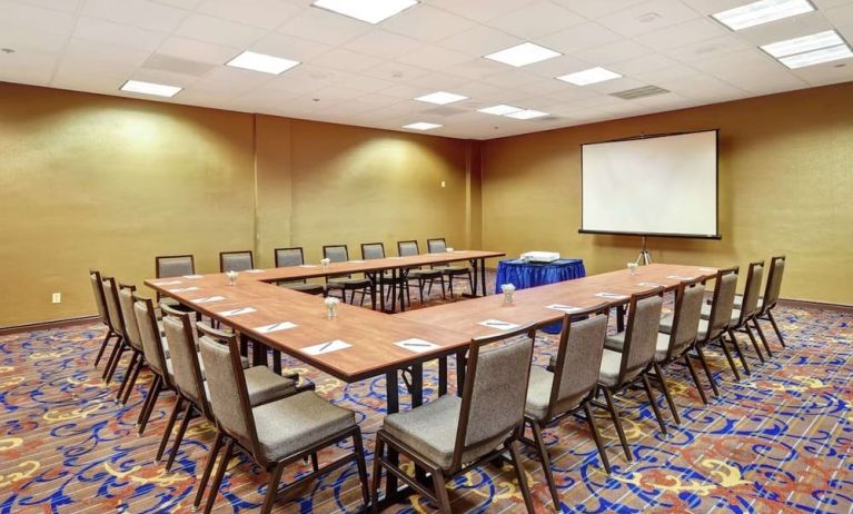 Professional meeting room at Embassy Suites By Hilton Santa Clara Silicon Valley.